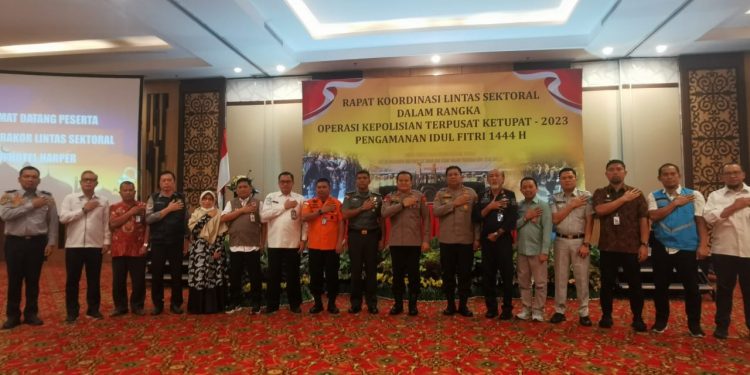 JASA RAHARJA SULSEL HADIRI RAPAT KOORDINASI LINTAS SEKTORAL BIDOPSNAL KESIAPAN OPERASI KETUPAT 2023
