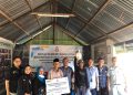 Bentuk Tanggung Jawab Sosial dan Lingkungan, Jasa Raharja Sulsel Berikan Bantuan Bibit Ikan di Pulau Lakkang Makassar