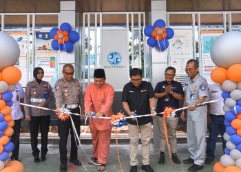 Tingkatkan Fasilitas dan Keselamatan Pengguna Angkutan Umum, Jasa Raharja Hibahkan Satu Unit Halte ke Pemkot Batam