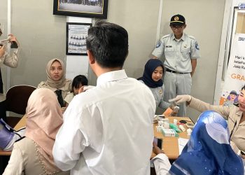 JASA RAHARJA GELAR PEMERIKSAAN KESEHATAN GRATIS DALAM RANGKA HARHUBNAS DI KANTOR KSOP PAREPARE