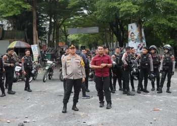 Kapolrestabes Makassar Pantau Langsung Pengamanan Debat Kedua Pilgub Sulsel